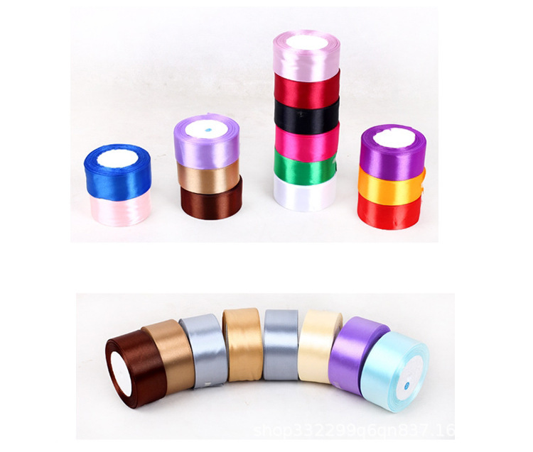 Cinta de 2 cm, color aleatorio, 25 yardas; consulta para mayoristas y socios comerciales.