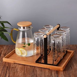 Living Room Tea Cup Rack Household Cup Rack Storage Rack Creative Water Cup Rack Inverted Draining Rack Iron Storage Jie Qi