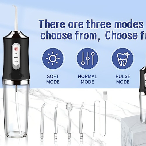 Cross-border Amazon electric tooth rinser, tooth cleaner, tooth cleaner to remove residual gaps between teeth, water floss, oral beauty instrument