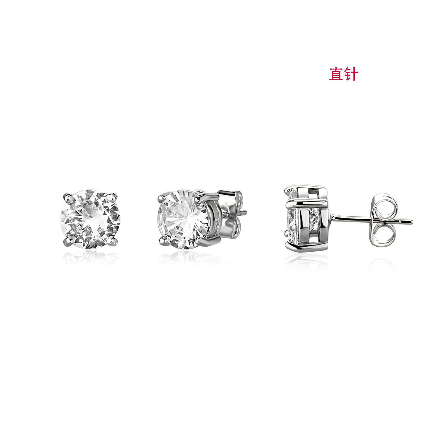 Orecchini a lobo con perle e zirconi cubici eleganti_voghion.com
