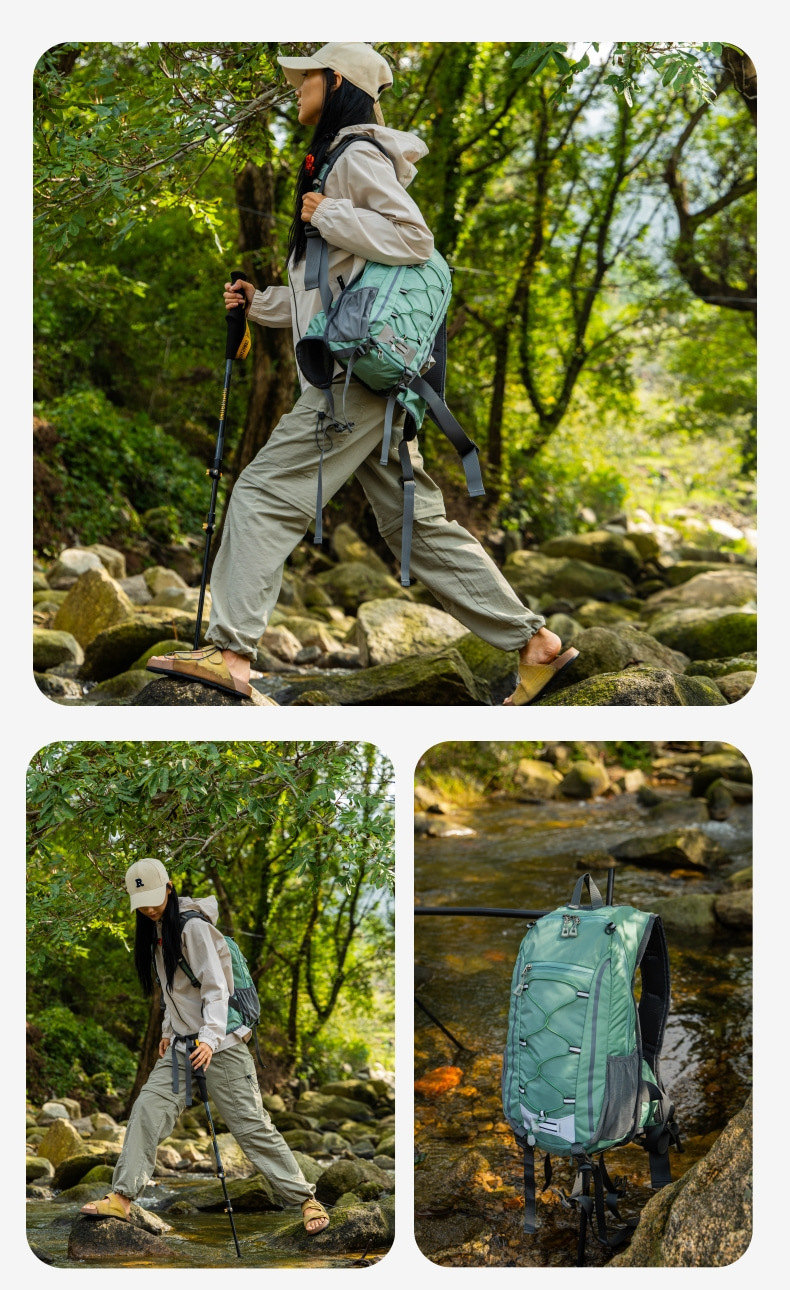 Neuer grenzüberschreitender Outdoor-Wanderrucksack Unisex großvolumig multifunktional wasserdicht Reise-Trekking-Weste Rucksack Rucksack