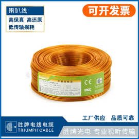 透明金银音响音箱喇叭线 RVH 2*1.0平方发烧音频线 车载线 批发