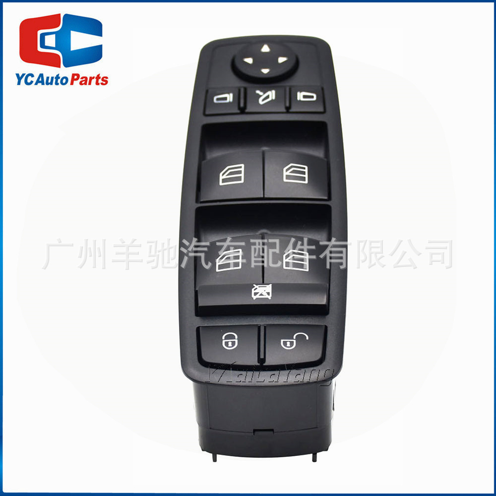 A1698206710 Ventana eléctrica con interruptor de función de ajuste plegable para Mercedes-Benz W169 W245 W251 image 4
