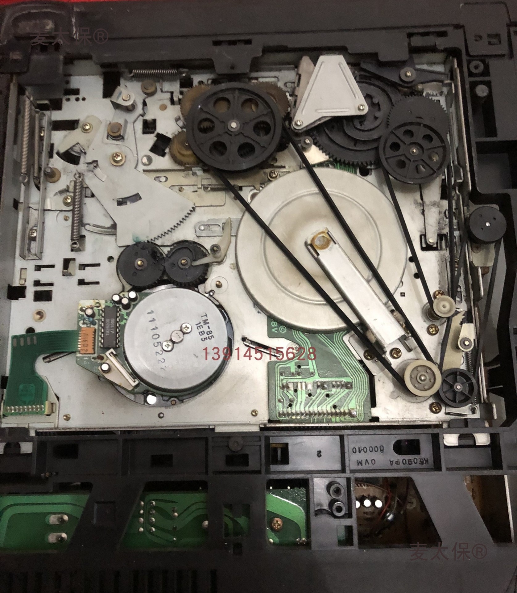 录像机皮带放像机适用于K1机芯 VIP-3000HC 富丽3000麦太保