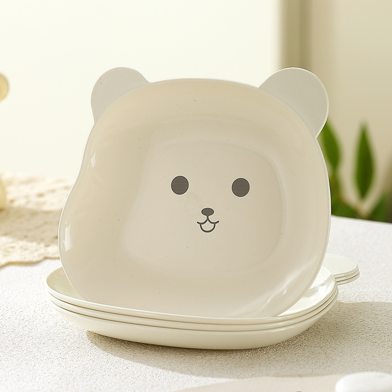 漫画クマの骨吐き皿、家庭用スナック皿、スナック皿、ドライフルーツ皿、プラスチック骨皿、スナック骨吐き皿卸売|undefined