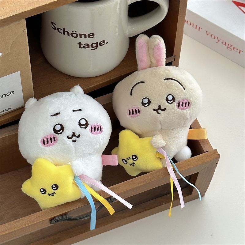 日本のちいかわ（ちいかわ）自虐系熊栗子ウサギちゃんぬいぐるみおもちゃ、ぬいぐるみペンダントギフト、漫画|undefined