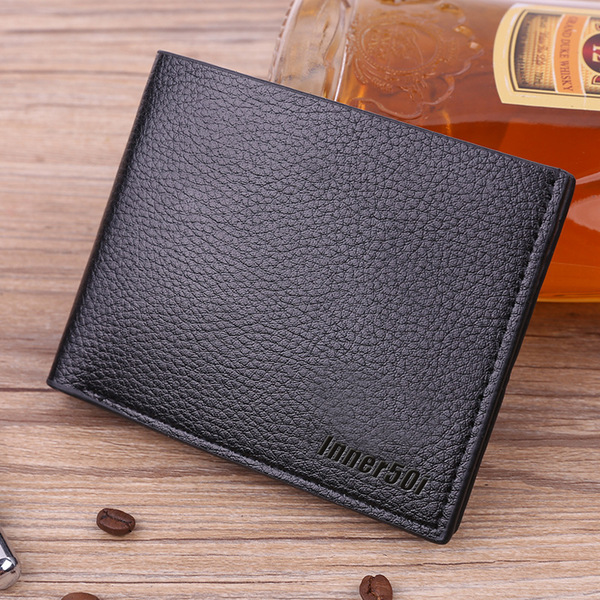 Polyurethane short fashionable wallet