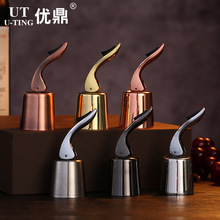 亚马逊不锈钢香槟红酒塞 家用葡萄酒真空保鲜密封塞跨境厂家批发