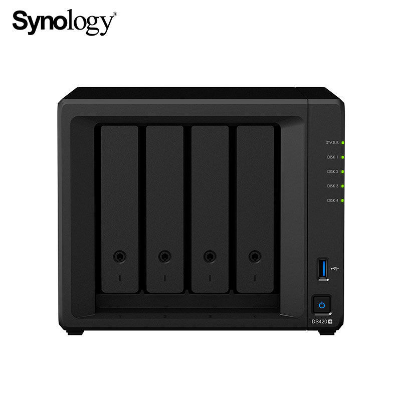 Synology DS420+ 4 disk network storage server NAS private cloud disk…