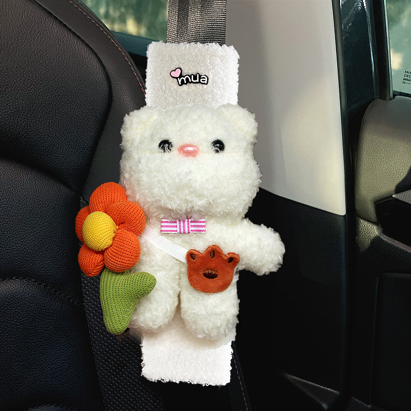 Funda Protectora para Cinturón de Seguridad de Poliéster para Auto