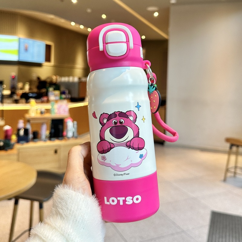 库洛米水杯儿童保温杯女孩双饮杯2025学生上学专用水壶316食品级|undefined