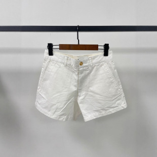 R Brand Pure Cotton Shorts Summer Three-Point Shorts for Women 2025 Summer New Twill Cargo Hot Pants High-Waisted All-Cotton Pants