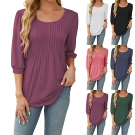 女式T恤;蕾丝衫雪纺衫;时尚休闲套装