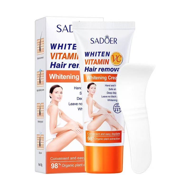 Comercio exterior personalizado transfronterizo aloe vera crema depilatoria suave no estimula la depilación rápida crema depilatoria productos para el cuidado de la piel OEM OEM image 7