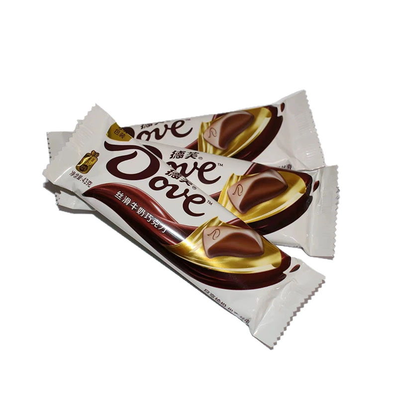 Шоколад (Dove) 43 г — бар с нежным молочным и фундуковым вкусом, индивидуальная упаковка