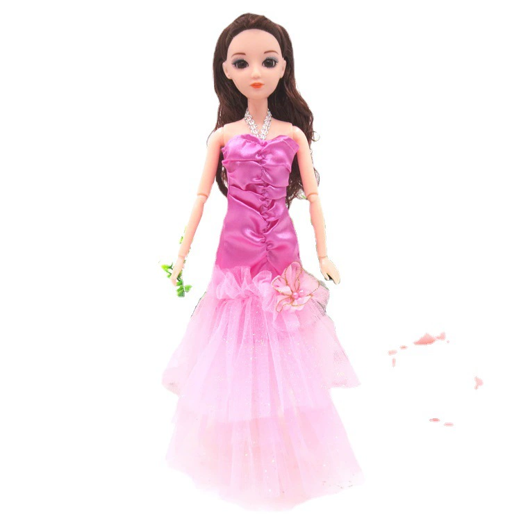 Doll для одежды, многоуровневое кружевное облегающее платье, длинная юбка, пижама, русалка, хвост рыбы