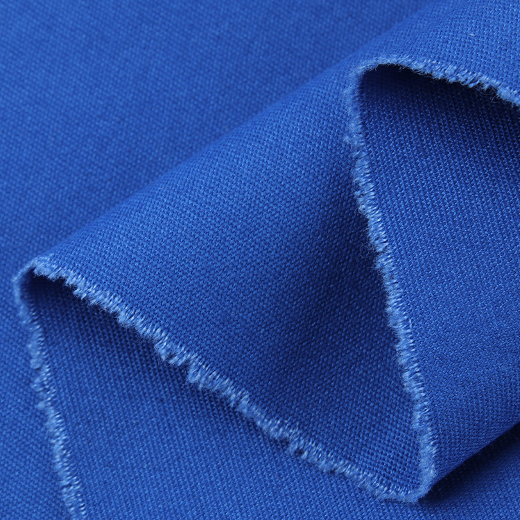 Fabricantes chinos duraderos ropa de trabajo tela 100% algodón tejido tela de lona