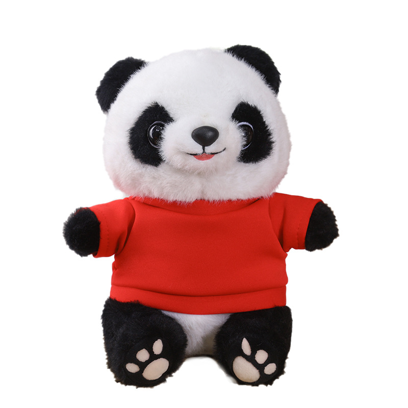 Juguetes de peluche Panda LOGO Coche 4s Tienda Juguetes Lindo Panda Simulado Muñeca Panda Regalo