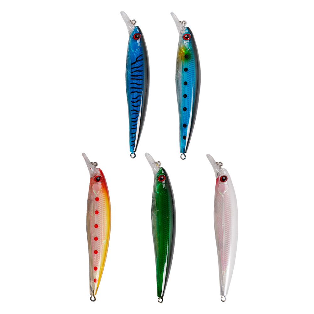 5 Pcs jointed swimbait Hard Swimbaits Fresh Water Bass Swimbait Tackle Gear