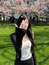 黑色薄款防晒开衫配吊带两件套外套小外搭罩衫上衣女夏季夏天灰色