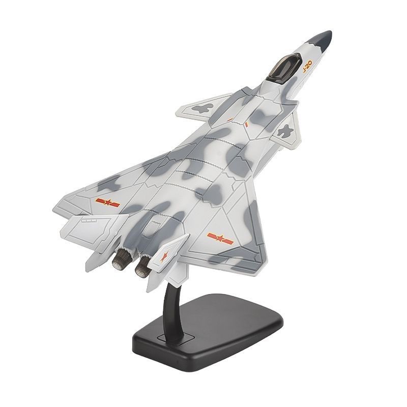 Modelo de caza de aleación 1:72 F-15 F-20 Su35 Apache Juguete militar Simulación Spray Avión Péndulo