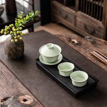 茶具茶台一整套陶瓷家用简约功夫茶套装一壶二杯日式茶盘茶壶茶杯