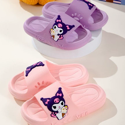 Новые детские тапочки толстая подошва мягкая мультяшная милая домашняя ванная комната для мужчин и женщин могут носить холодные тапочки