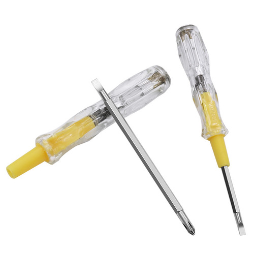 Electrician's test pen Dual-function household induction contact test pen Double-head dual-purpose cross-blade screwdriver