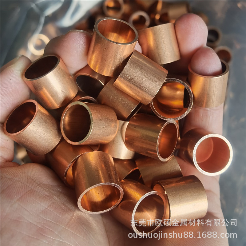 T2紫铜管红铜管纯铜管制冷铜管盘管紫铜圆套管定尺零切小铜管加工