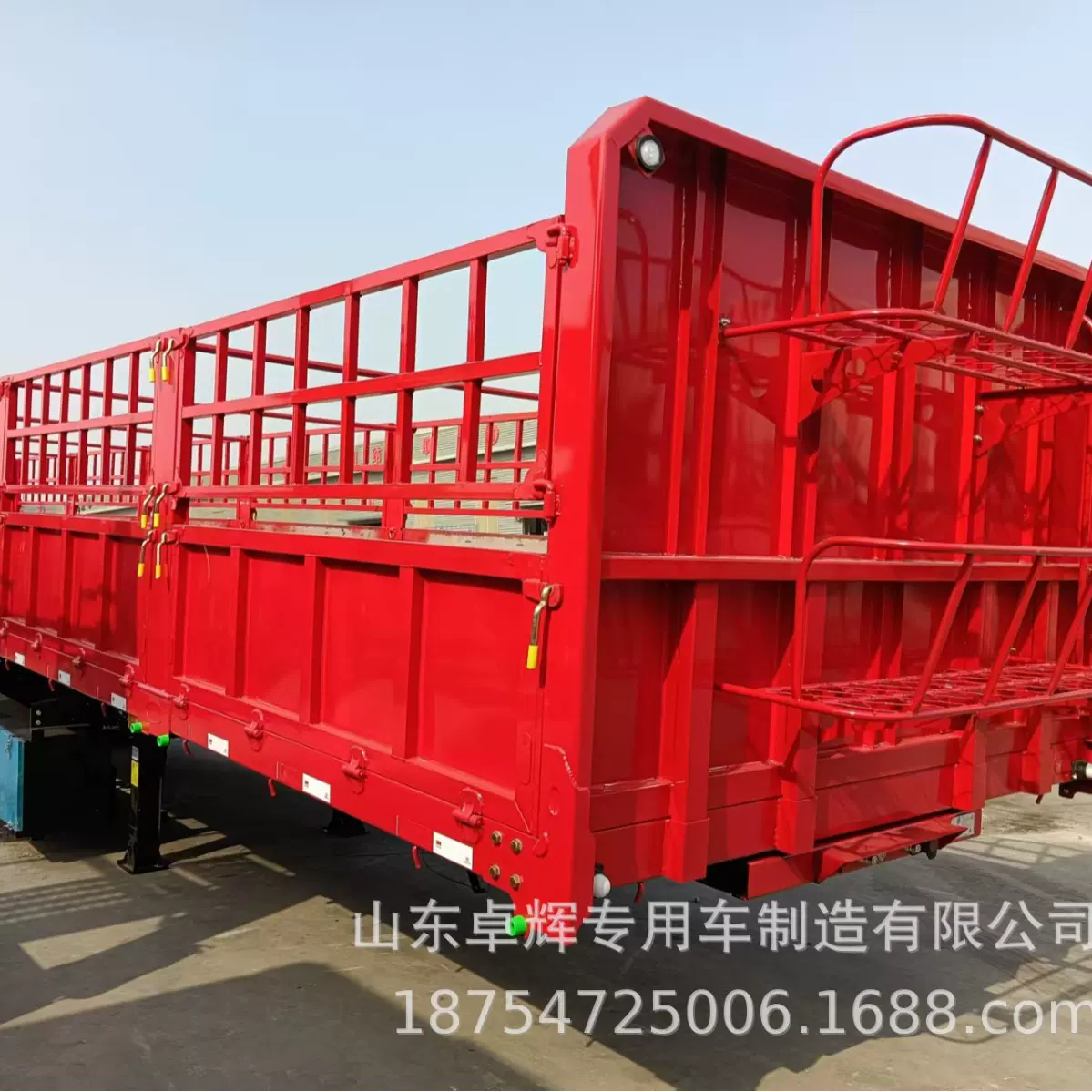 跨境销售重型箱式侧翻自卸车 重型侧翻自卸挂车左右侧翻自卸卡车