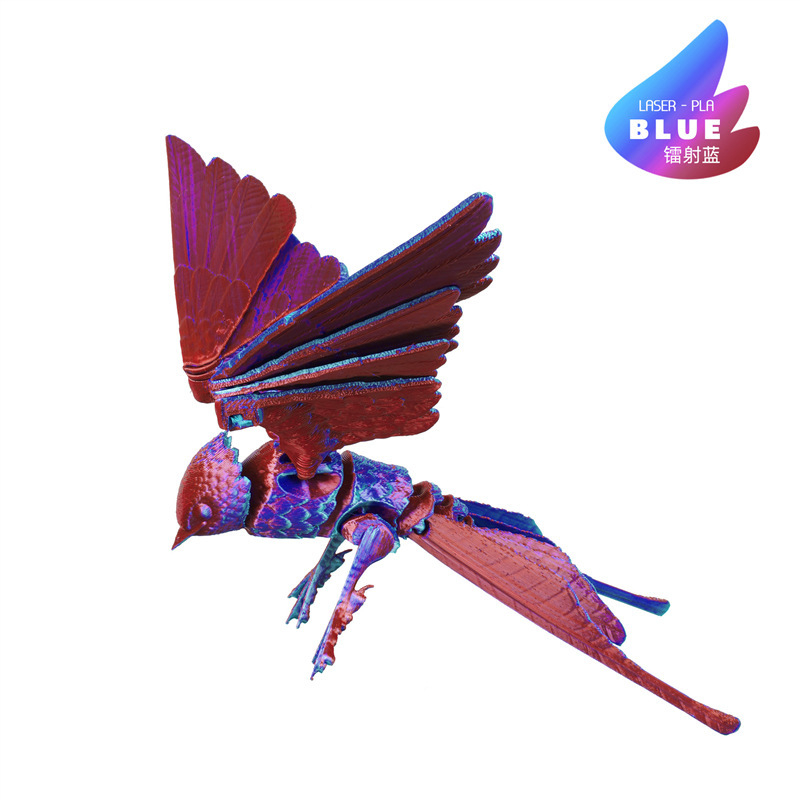 제비 레이저 파란색 날개 펼쳐진 28.5cm