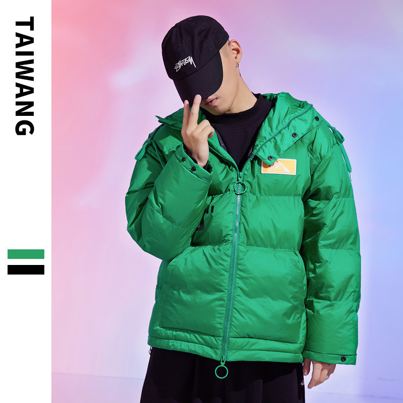 Men's Clothing Factory direct sales men's and women's cotton coat men's winter new style men's coat brand loose large size cotton coat men_voghion.com