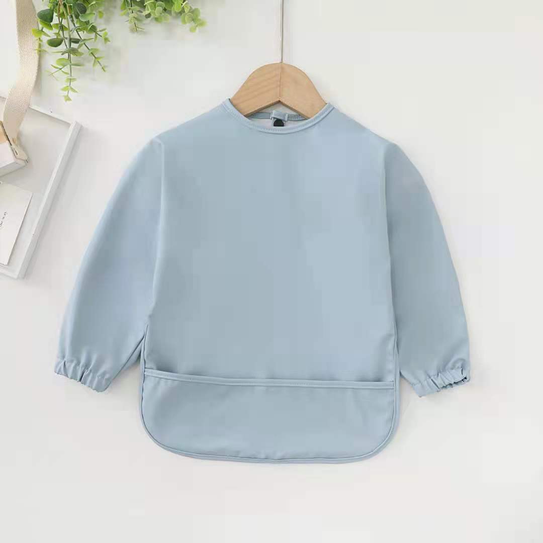 Blusa para niños daneses babero de alimentación para bebés y niños pequeños