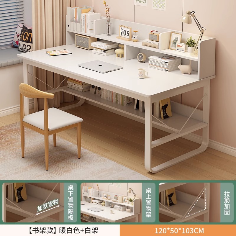 Mesa de estudio de estudiantes en el hogar simple dormitorio moderno con cajones escritorio de computadora simple escritorio de oficina escritorio de trabajo