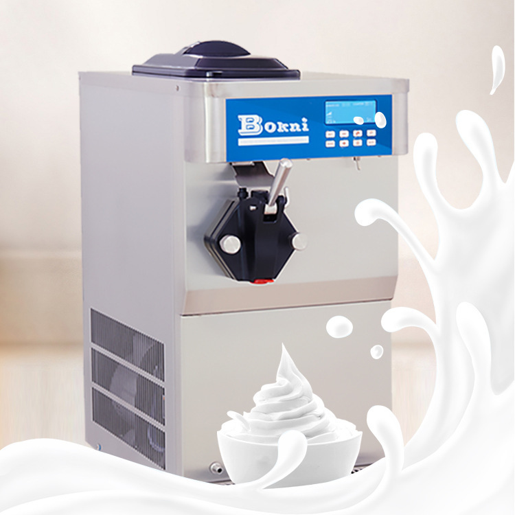 Sci-Style Single-Head Desktop New Commercial Ice Cream Machine Bkn-A26 Egg Roll Ice Cream Machine Sundae Cream Machine