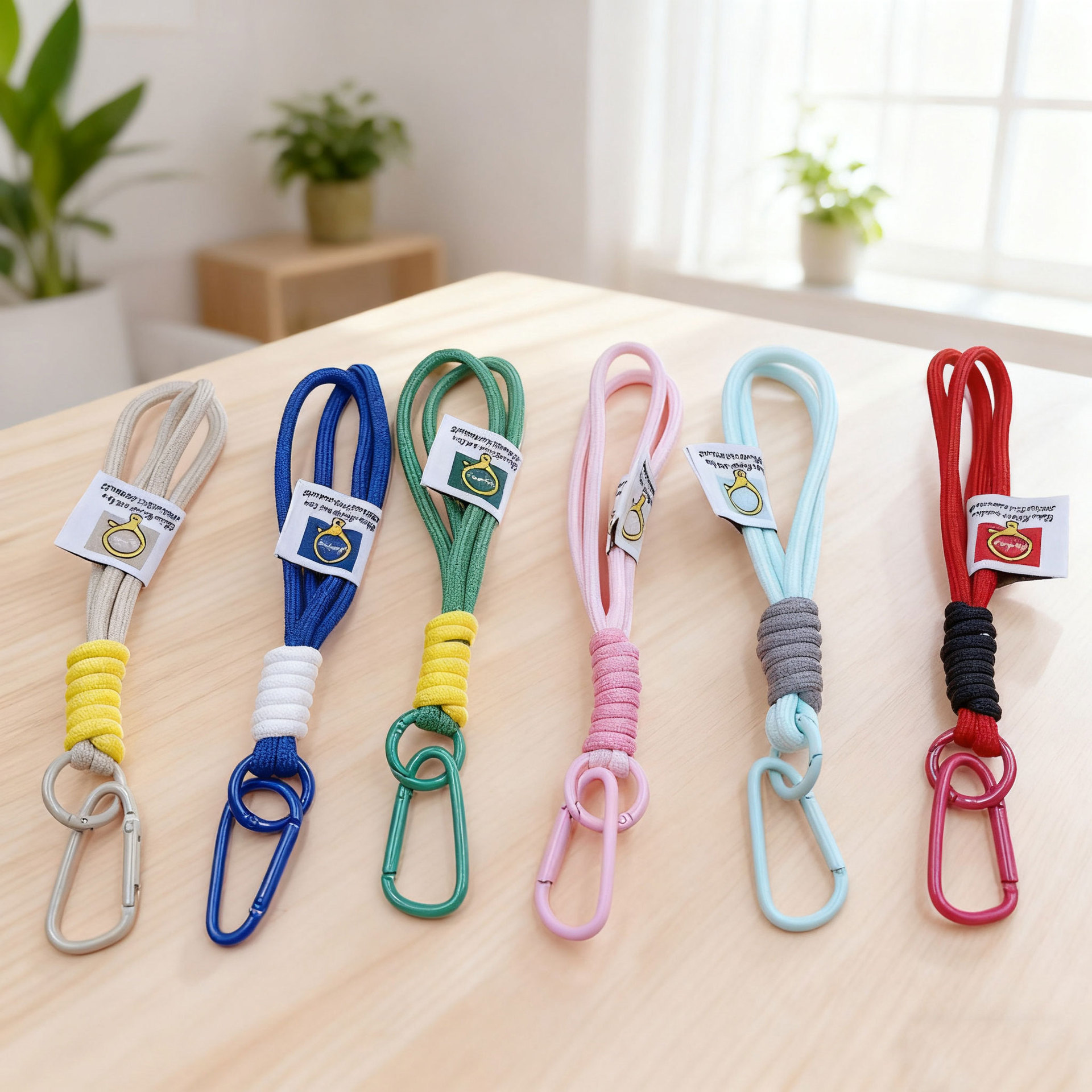 Llavero y Colgante para Bolso de Poliéster Tejido Decorativo para Teléfono y Bolso