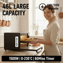 46L늿�����ڿ羳�����決��110V/220V Countertop Toaster Oven