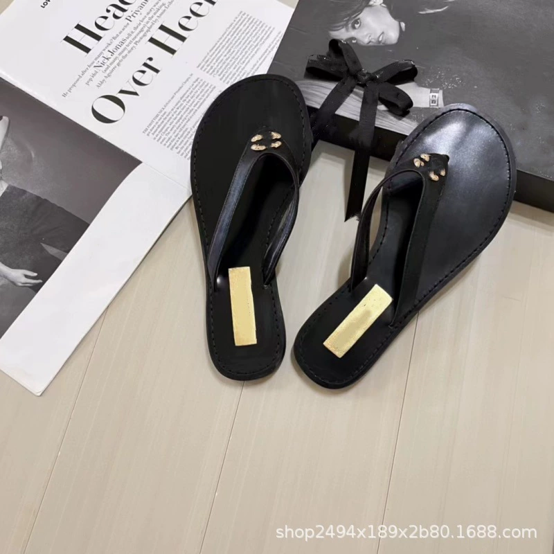 Сланцы, обувь, пляжные универсальные сланцы-шейлы, стиль Chanel, натуральная кожа