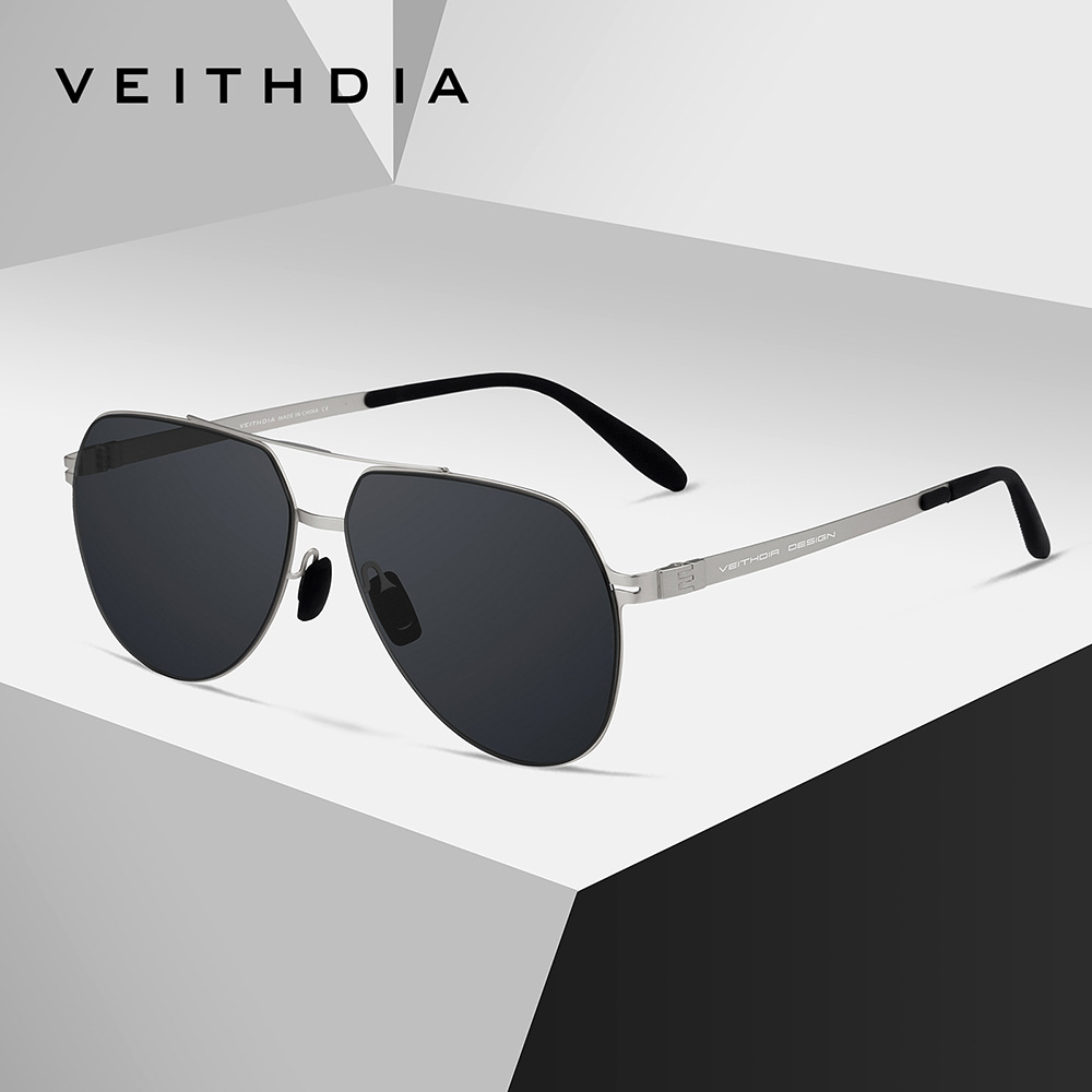 Espejo de sapo para hombre Gafas de sol polarizadas de nailon HD de acero inoxidable Protección UV Douyin Cross-border Live 8215