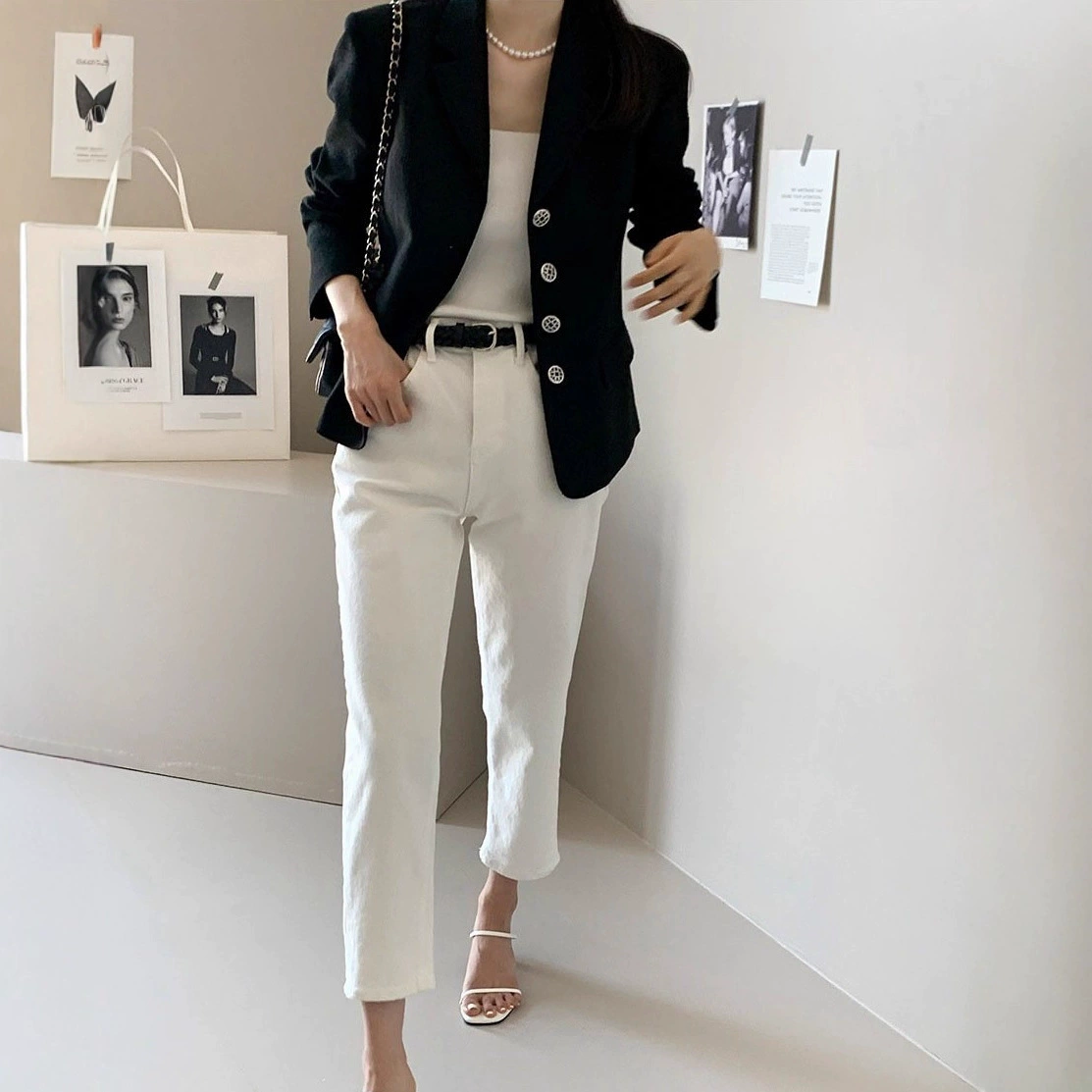Костюм для отдыха в стиле Chanel, корейский стиль