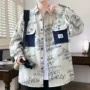 宽松青少年衬衫领春秋季夹克