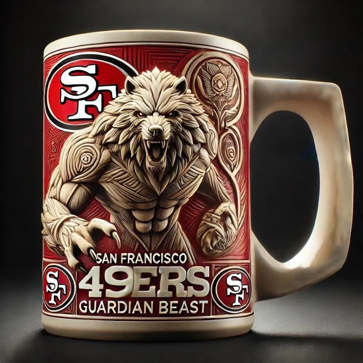 跨境新品NFL Guardian Beast 3D Mug NFL守护兽3D马克杯咖啡杯|undefined