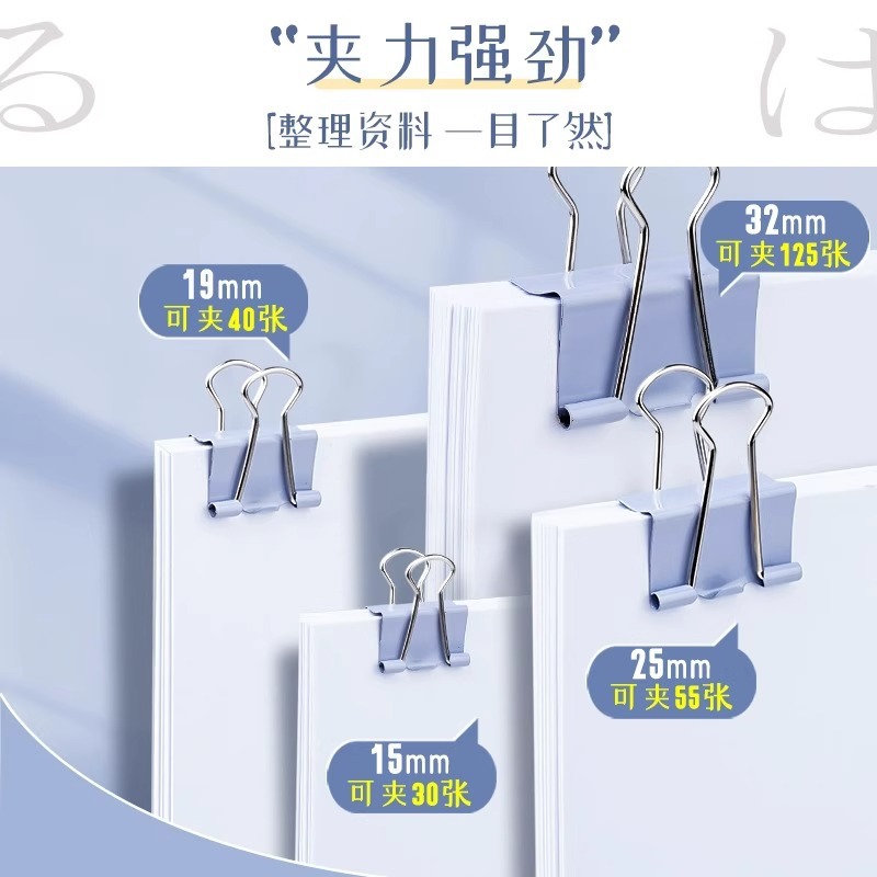 Molandi Long Tail Clip Multifunctional Office Simple Clip Clasificación mixta barril compacto Clip multipropósito