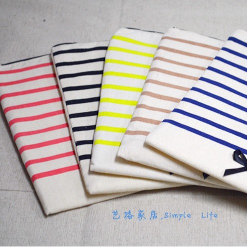 Tablet computer protective case color stripe tablet computer liner bag shockproof cotton linen file bag