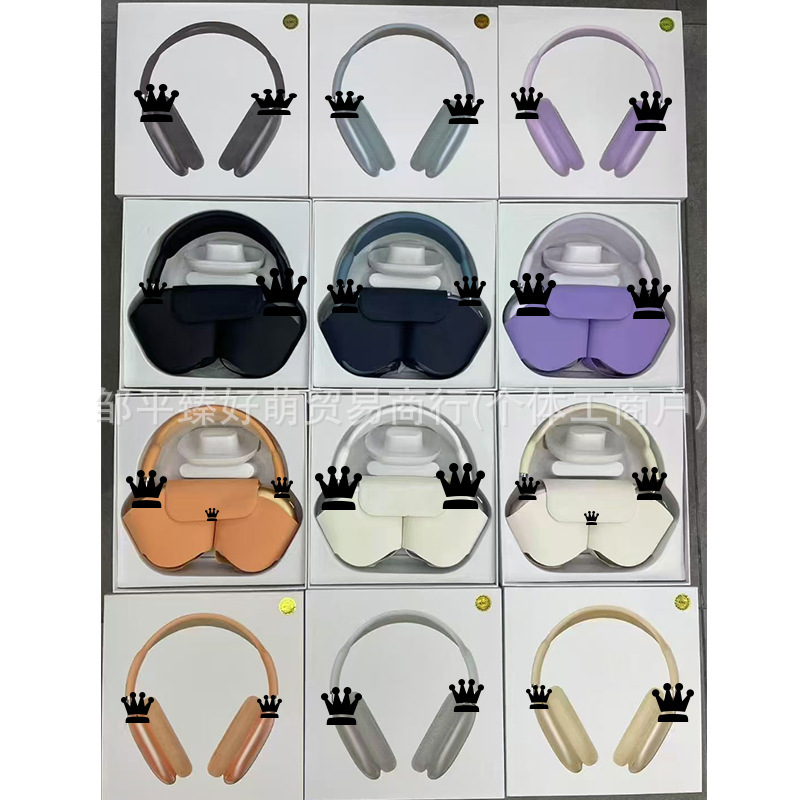 Huaqiangbei over-ear headphones, compatible with Apple, wireless, noise-canceling, with a transparent sound mode, large size, Max model, with pop-up ANC, suitable for sports Huaqiangbei over-ear headphones, compatible with Apple, wireless, noise-canceling, with a transparent sound mode, large size, Max model, with pop-up ANC, suitable for sports