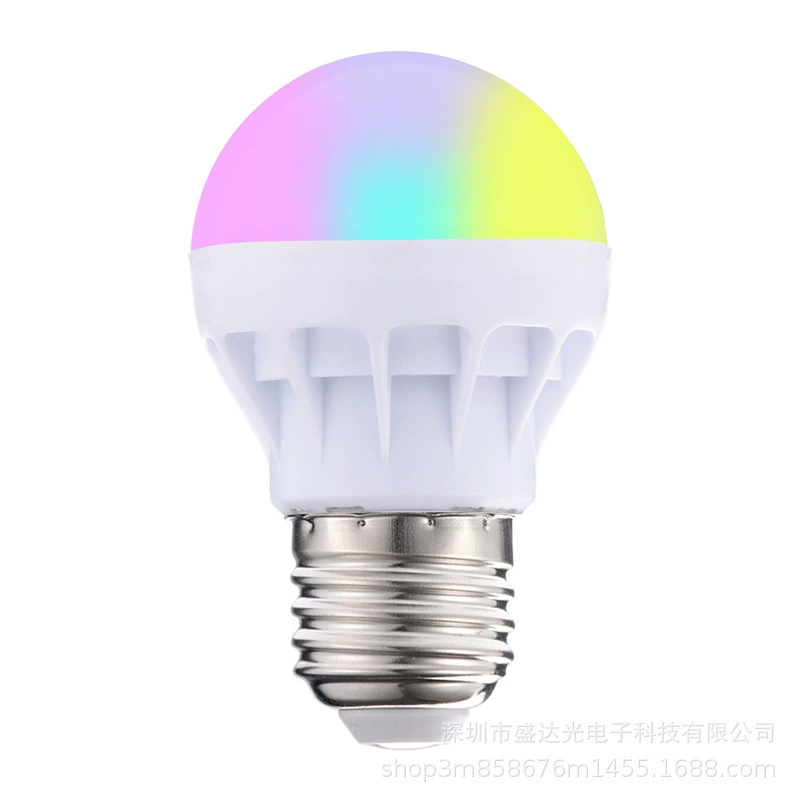 Фабричная прямая продажа цветной LED шар пузырь свет RGB полный цвет шар пузырь удаленное управление светодиодная лампа E27 смена цвета