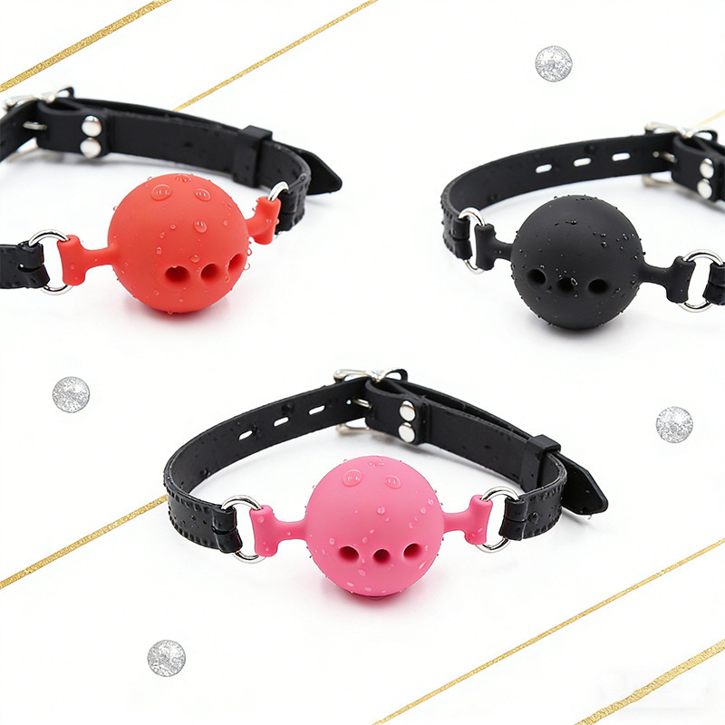 Alternative Fun Sm Mouth Gag Restraint Toy Sex Supplies Hole Full Silicone European and American Mouth Ball Silicone Adult Passion Props Alternative Fun Sm Mouth Gag Restraint Toy Sex Supplies Hole Full Silicone European and American Mouth Ball Silicone Adult Passion Props