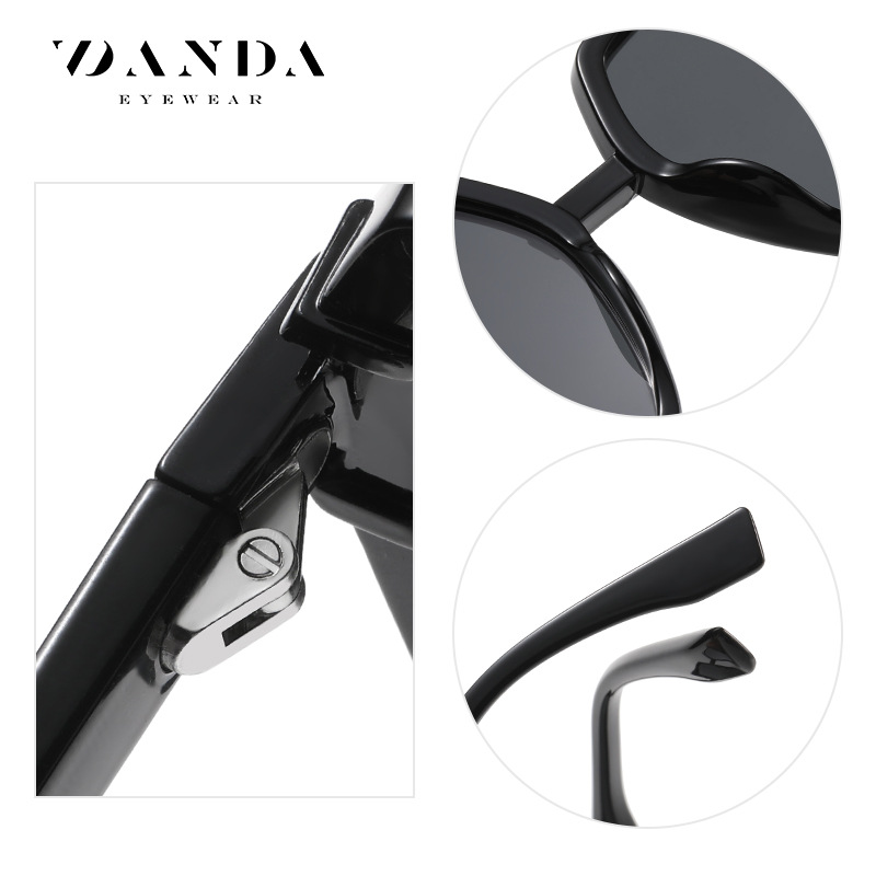 Nuevas gafas de sol polarizadas TR7552 de moda todo partido cara-mirando ultra ligero TR gafas de sol UV a prueba de gafas de sol