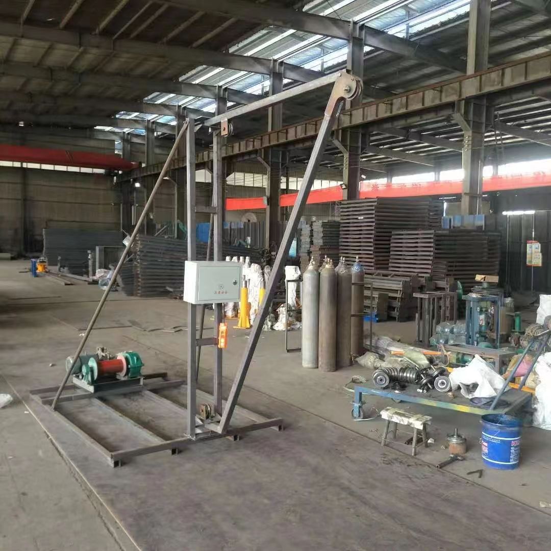 工地工程哈儿吊 人工挖孔桩吊运机 塔式小型吊机 巩起机械