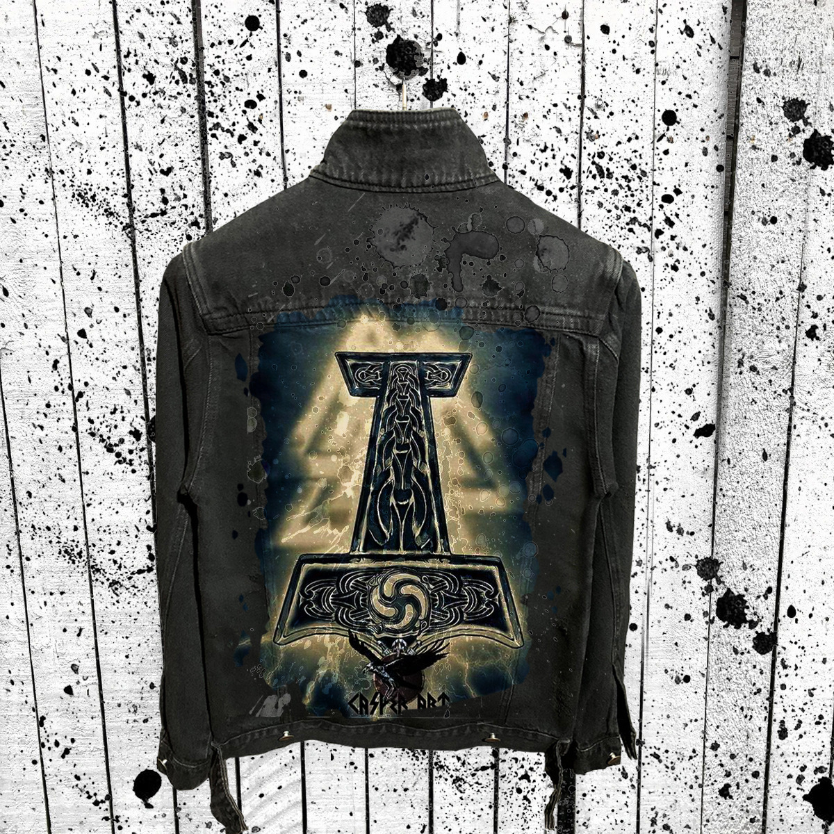 Veste en jean ample et décontractée pour homme, vêtement d'hiver, nouvelle collection, 2215_voghion.com